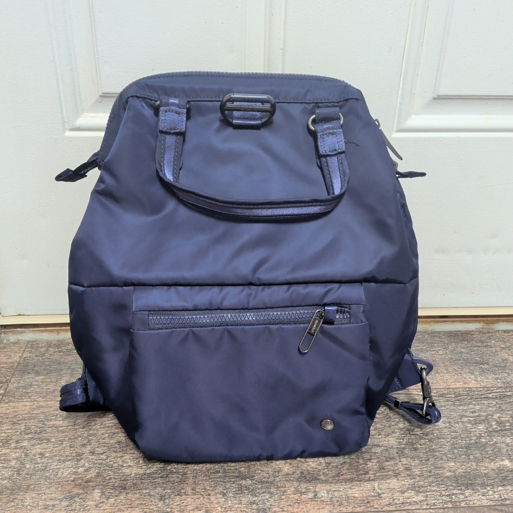 PacSafe Women's Citysafe CX RFID Anti Theft Mini Backpack Blue